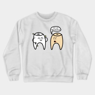 Clean & Dirty Teeth Comic Crewneck Sweatshirt